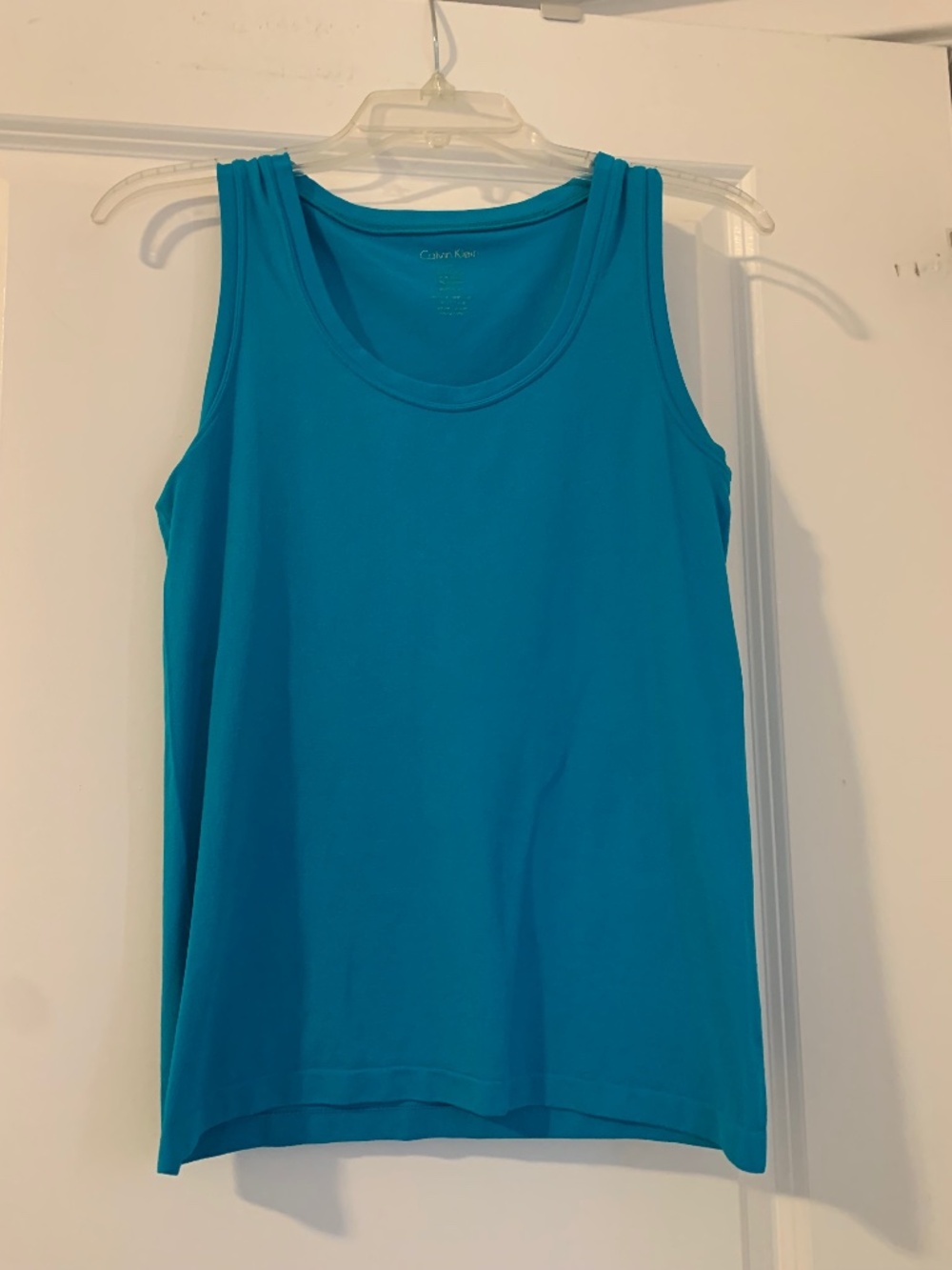 Calvin Klein aqua colored tank, medium